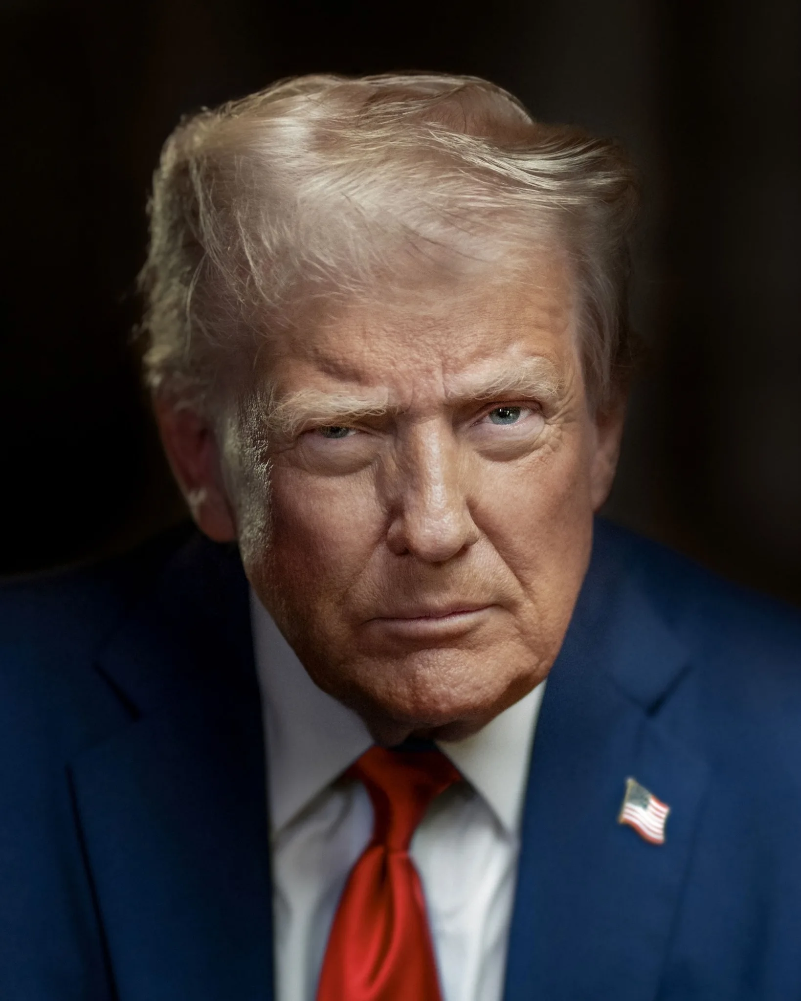 Potret resmi Presiden Amerika Serikat Donald Trump